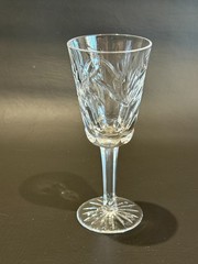 Waterford Crystal Cut Glass Cordial / Wine Glass – 5 1/8″ Tall, Signed