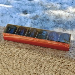 Timo Sarpaneva Iittala shot glass: Set of six vintage glasses 1950s Finland