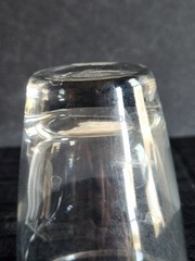 3 «On the Rocks» Clear Flared Heavy Bottom Glasses by Libbey Glass • 3⅜» Tall