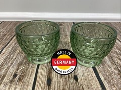 Villoroy & Boch Boston Gree Coloured Glasses Glassware Germany 24% Lead Crystal