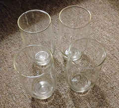 4 Glass Tumblers