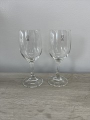 2 Vintage Wine Champagne Sherbet Dessert Glasses 7” !!