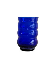 Glasses (2) Cobalt Blue 1930’s 8oz and 4oz.