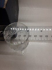 NIB Vintage BOHEMIA CRYSTAL Cut Wine Glasses 6″ 90ml Set of 6 Czech Republic HTF