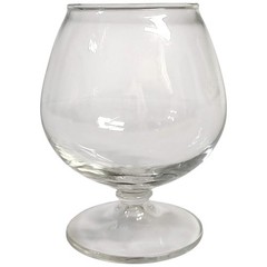 Vintage Classic Round Clear Glass Brandy Snifter 4.5″