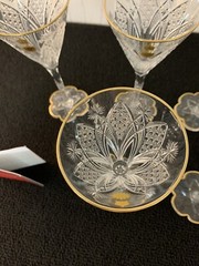 6 Red Wine Glasses Model Elbeuf Crystal From Baccarat (Price Per Unit)
