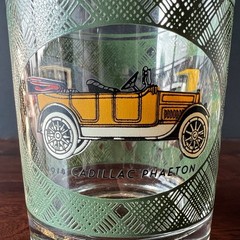 Vintage Libbey Classic Cars Drinking Glass 1914 Cadillac Buick Ford 16 oz