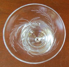 Tiffin Franciscan Cynthia #17441 Stem Crystal Footed Iced Tea Tumbler(s)