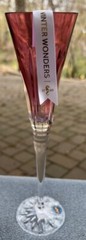 Waterford Crystal Winter Wonders Rose Champagne Glass Flute New