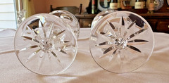 Vintage Gorham Crystal Cordials Glasses, Set of 2, Old Rosewood Pattern,3 3/4″ T