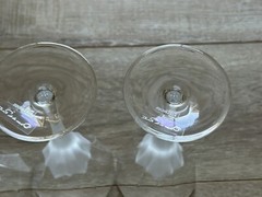 Oscar De La Renta RKG01 Edelweiss Japan Champagne Flute Glass Lot Of 3