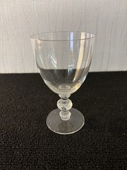 Red Wine Glasses Saint Hubert Model In Lalique Crystal