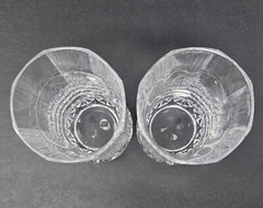 Set Of 6 Cristal De Flandre Fascination Heavy Crystal Highball Glasses