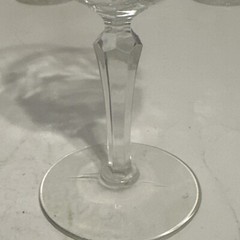 Vtg Set Of Four 1930’s Libbey’s Candlelight Etched Wine Or Water Stemware