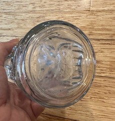 Tiki Screaming Monster Face Clear Glass Tumbler 6.5″ Anchor Hocking Hawaiian