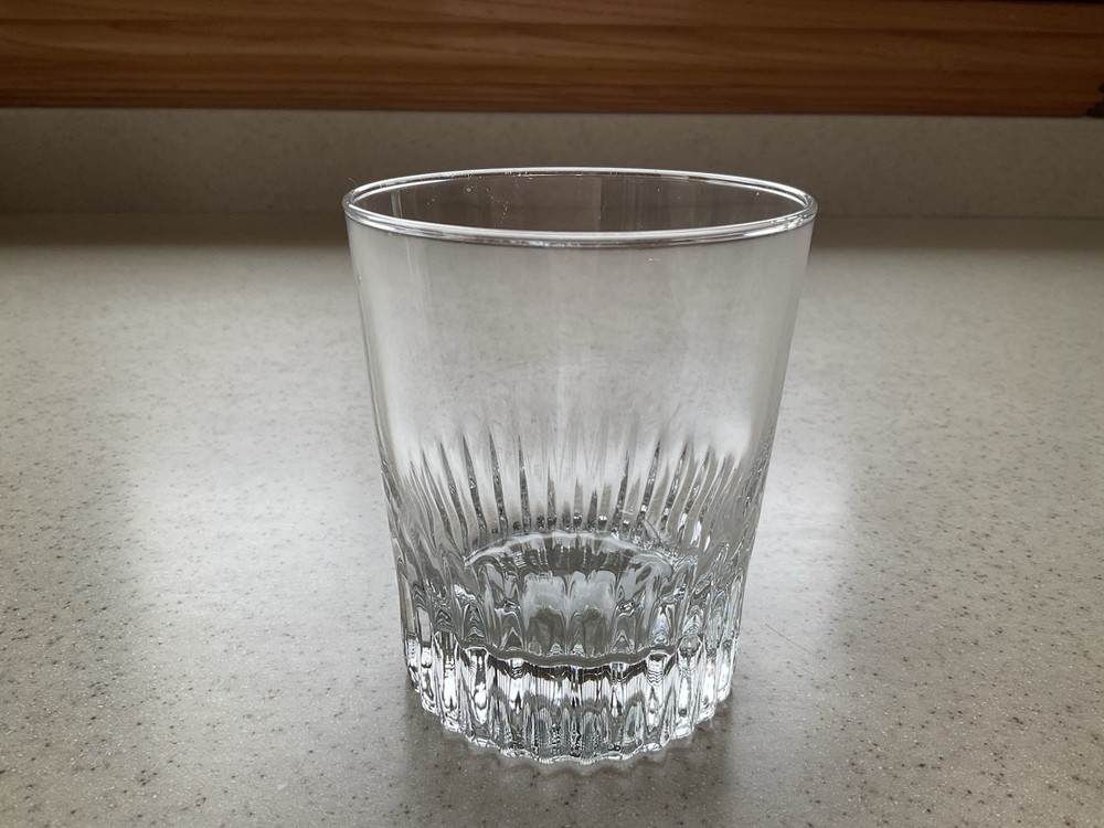 Old fashion Whiskey Glass Vintage Classic Style 3 3/4” Tall Unknown Maker