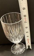 One Replacement Mikasa Park Lane Crystal Iced Tea Water Goblets Glasses Used