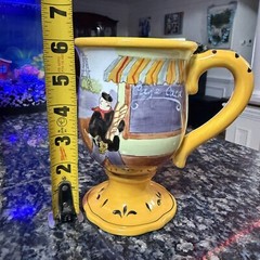 Certified International Ceramic Goblet Jennifer Brinley Coffee Tea Mug
