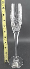 NWT Set Of 2 Mikasa Crystal English Garden Champagne Flutes 10-3/4”
