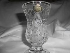 Zajecar Heavy Cut Crystal beautiful Yugoslavia