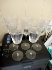 Lenox Kate Spade Crystal Library Stripe 9 1/8″ Water Goblets (Set Of 5)