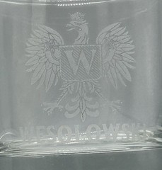 Monogram W «Wesolowski» Whiskey Etched Eagle Low Ball Rocks Set of 4