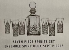 Dublin Collections 7 Piece Spirits Set-New in Box