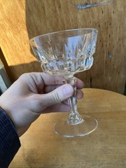 Cristal D’Arques-Durand CHANTELLE Crystal Champagne/Tall Sherbet 5.5” tall