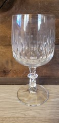 Schott Zwiesel Crystal Flamenco WATER GOBLET Vertical Cuts & Uniqe Knob Stem.