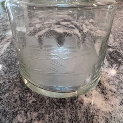 Tuscany Clipper Etched Ship Glass Decanter and 3 Footed Whiskey Glasses