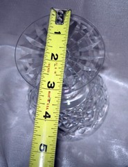 Vintage Cut Crystal Open Champagne Sorbet Fruit Glass 5 1/4″ H, 4″ Bowl