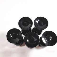 Carlo Moretti Murano Black Cased Glass Cordial Goblets White Interior Set of 5
