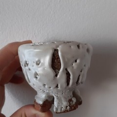 sake cup　”GUINOMI　HAGI-YAKI”　white01
