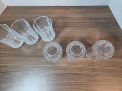 VTG Cristal D’Arques Longchamp Crystal Glasses Tumblers 5.25 in Set Of 6