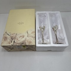 Lenox Forevermore Silver Plated Champagne Flute, Set of 2