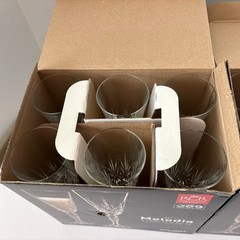 RCR Cristalleria Italiana Melodia Crystal Champagne Flutes 2 Sets Of 6 NIB ￼