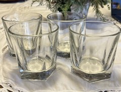 Libbey Inverness Duratuff 15480 Rocks Glasses 9 Oz Set Of 4 Vintage Barware