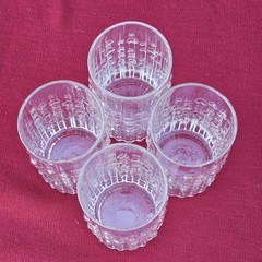 MESI Tapio Wirkkala Iittala Finland Mid C Modern NECTAR Glasses Tumblers Set 4