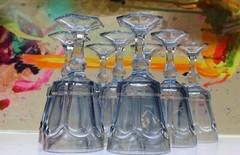 Fostoria Virginia Grey Water Goblet No.2977 ca.1980-1986 8 AVAIL/PRICE PER