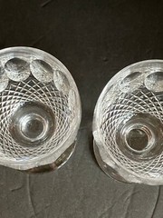 Waterford Crystal Set of 2 COLLEEN 5 1/4″ Water Goblets MSRP $75 ea Excellent!