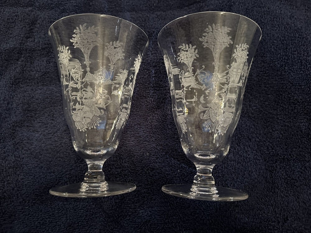 Morgantown Mayfair Juice Glasses- Set Of 2- Read Description