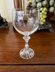 Crystal Wine Glass Goblet Mikasa “The Ritz” Vintage