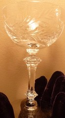 Lot Of 11 Tiffin Mirabelle Knob Stem #17361 Cut Glass Stemware Champagne Cordial