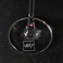 MIKASA HIGH SOCIETY OPTIC CHAMPAGNE FLUTES, Lead Crystal, 11 3/4″, 10 Oz, 2PCS