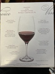 Ravenscroft Vintner’s Choice Bordeaux/Cabernet Glasses (Set of 4), 21 oz