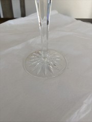 Crystal Arabella ONE Cut to Clear Hock Wine Glass 8 1/4” Amethyst Purple