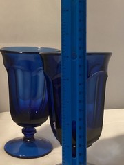 Imperial Glass Old Williamsburg Cobalt Blue 6.5″ Goblets – Ice Tea’s Set Of 2