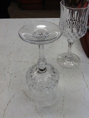 Vintage Cristal D’arques Durand Longchamp Set Of 2 Water Goblets crystal