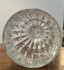 3 Vintage HOME ESSENTIALS Italian Crystal Wine Glasses Heavy Cut Crystal