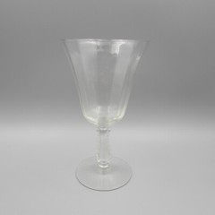 Fostoria Crystal SILVER FLUTES Low Water Goblets – Set of Four